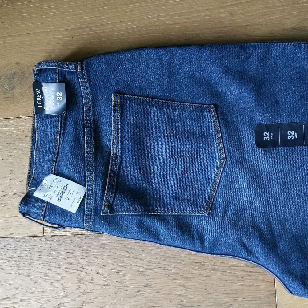 J.Crew High-Rise Skinny Jeans 32" Waist NWT